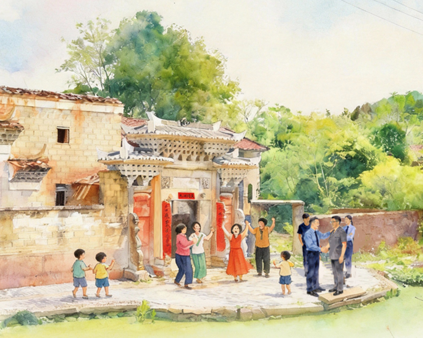 【聚焦两会·漫画】牌楼守护记